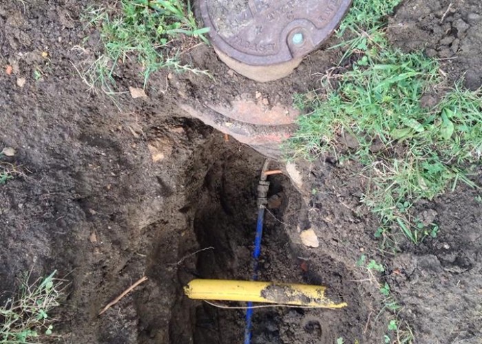 water line repair service