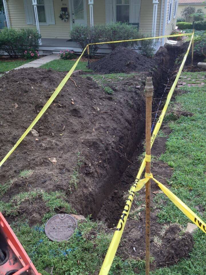 water line repair service